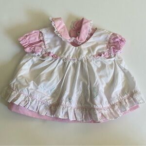 Mayfair Vintage Sailor Girl Pink and White Kids Dress